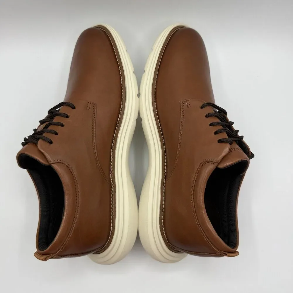 Cole Haan Grand + Ultra Oxford British Tan Leather Mens Size 8M